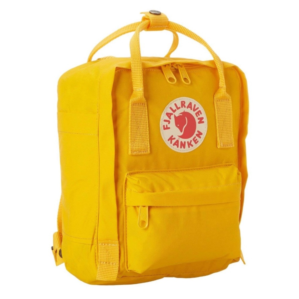 Fjallraven kanken mini Backpack in warm yellow